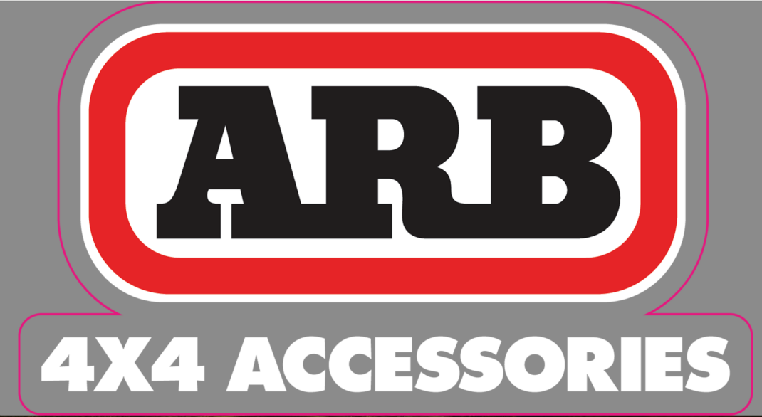 ARB 4×4 Sticker – 124mm x 70mm (1x Part number 573289 = 25 stickers)